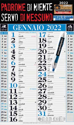Calendario Aspettando Godot 2022
