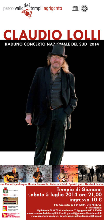 Concerto Raduno Nazionale del Sud 201 con Claudio Lolli