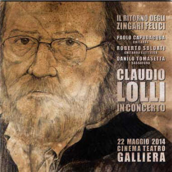 Live audio Claudio Lolli in concerto a Bologna 2014
